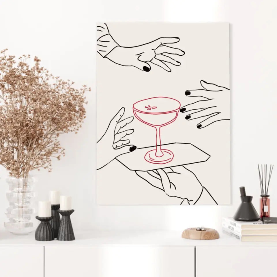 Affiche Et Tableau Minimaliste Girls Night 3