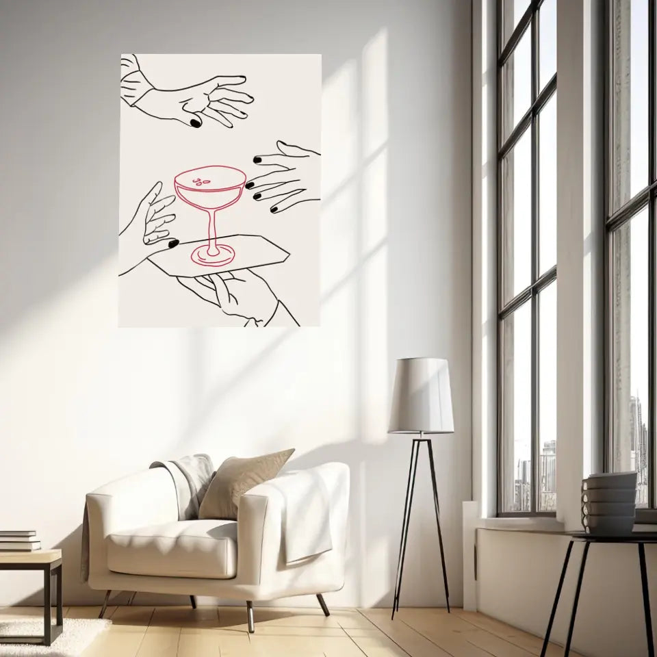Affiche Et Tableau Minimaliste Girls Night 3