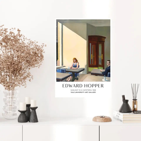 Affiche Et Tableau Edward Hopper Sunlight In A Cafeteria