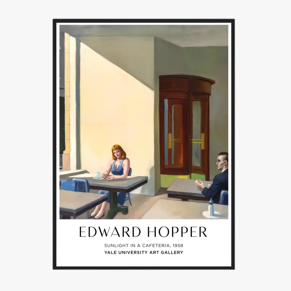 Affiche Et Tableau Edward Hopper Sunlight In A Cafeteria