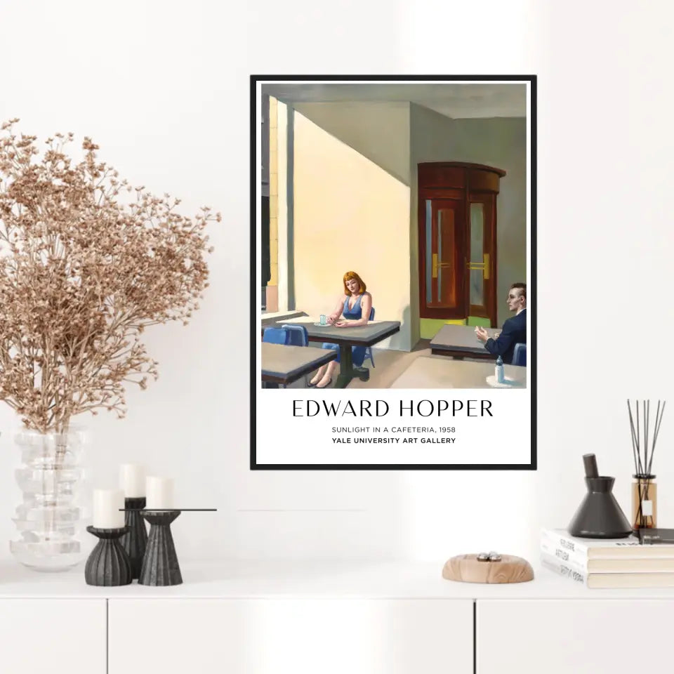 Affiche Et Tableau Edward Hopper Sunlight In A Cafeteria