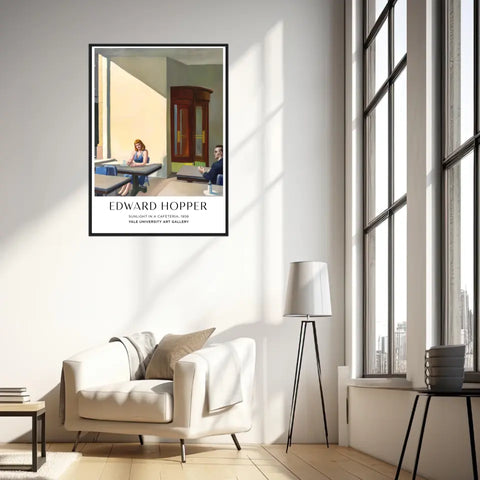 Affiche Et Tableau Edward Hopper Sunlight In A Cafeteria