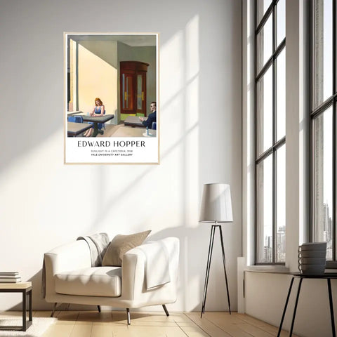 Affiche Et Tableau Edward Hopper Sunlight In A Cafeteria