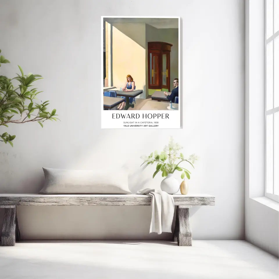 Affiche Et Tableau Edward Hopper Sunlight In A Cafeteria