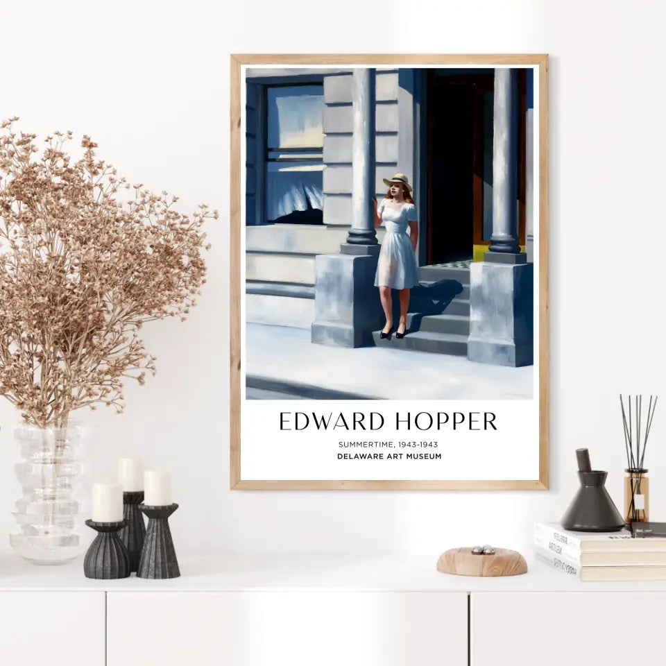 Affiche Et Tableau Edward Hopper Summertime