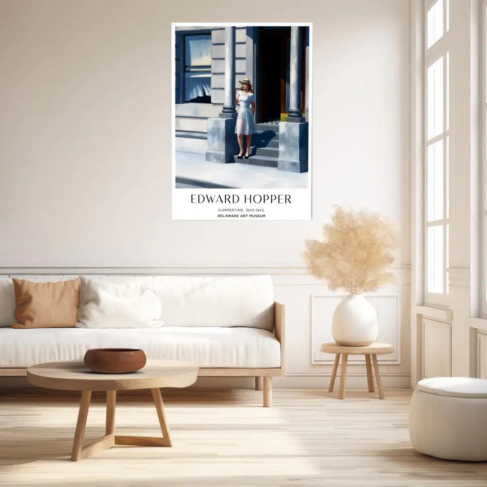 Affiche Et Tableau Edward Hopper Summertime