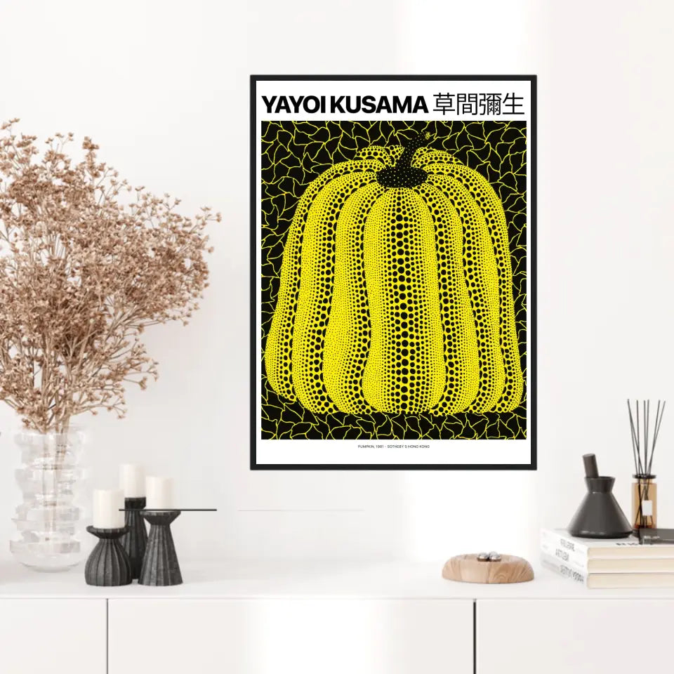 Affiche Et Tableau Yayoi Kusama Pumpkin 1981