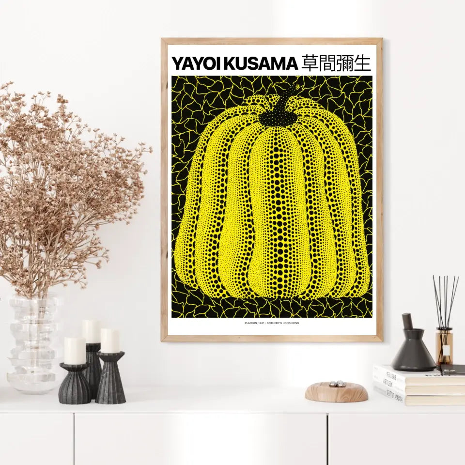 Affiche Et Tableau Yayoi Kusama Pumpkin 1981