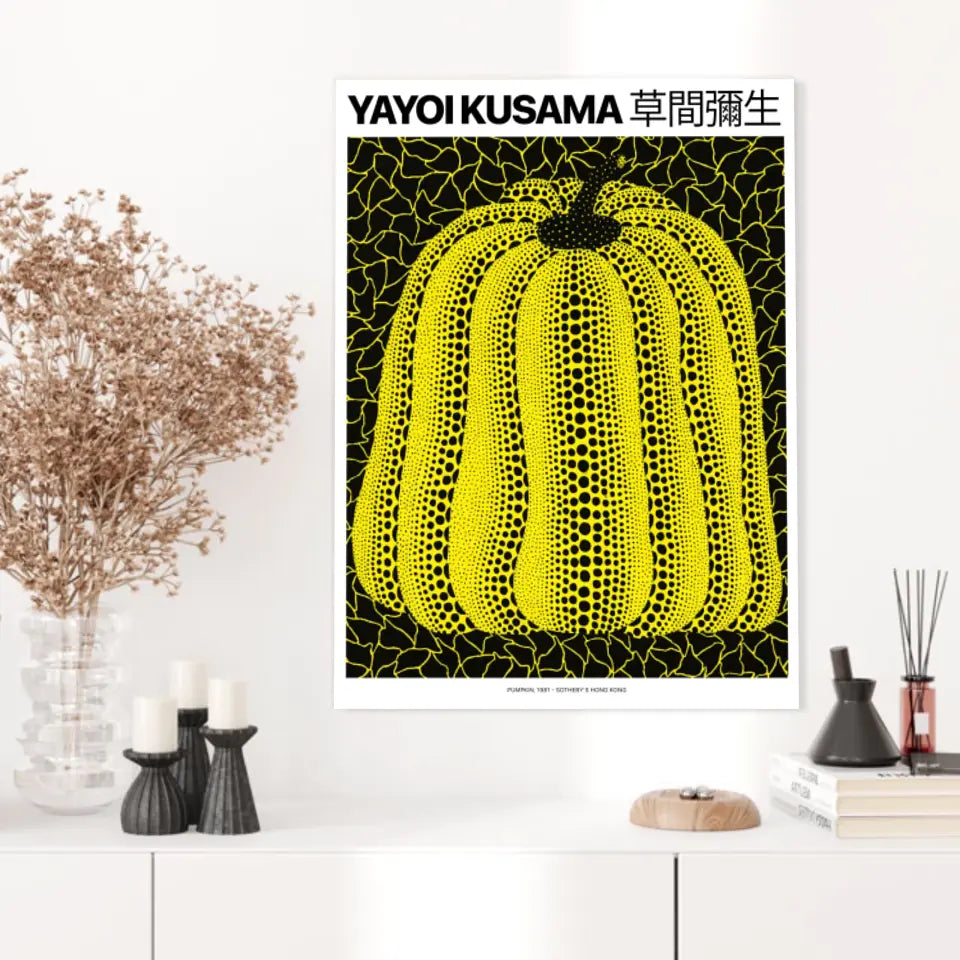 Affiche Et Tableau Yayoi Kusama Pumpkin 1981