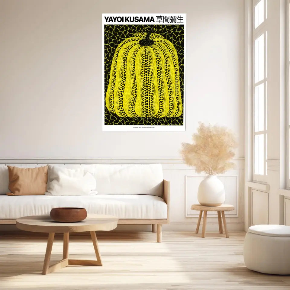 Affiche Et Tableau Yayoi Kusama Pumpkin 1981