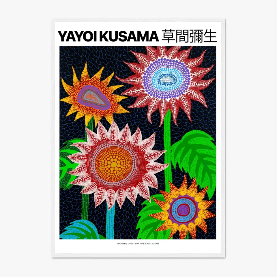 Affiche Et Tableau Yayoi Kusama Flowers 2015