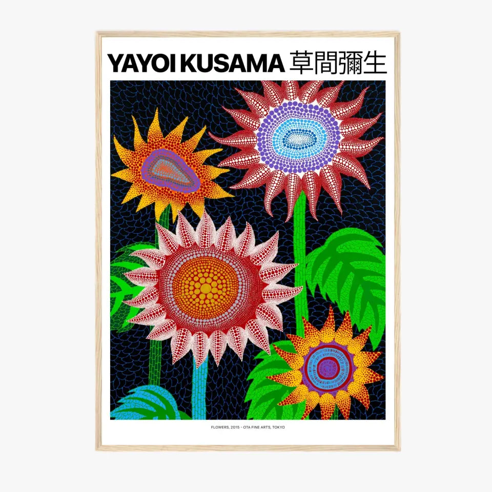 Affiche Et Tableau Yayoi Kusama Flowers 2015