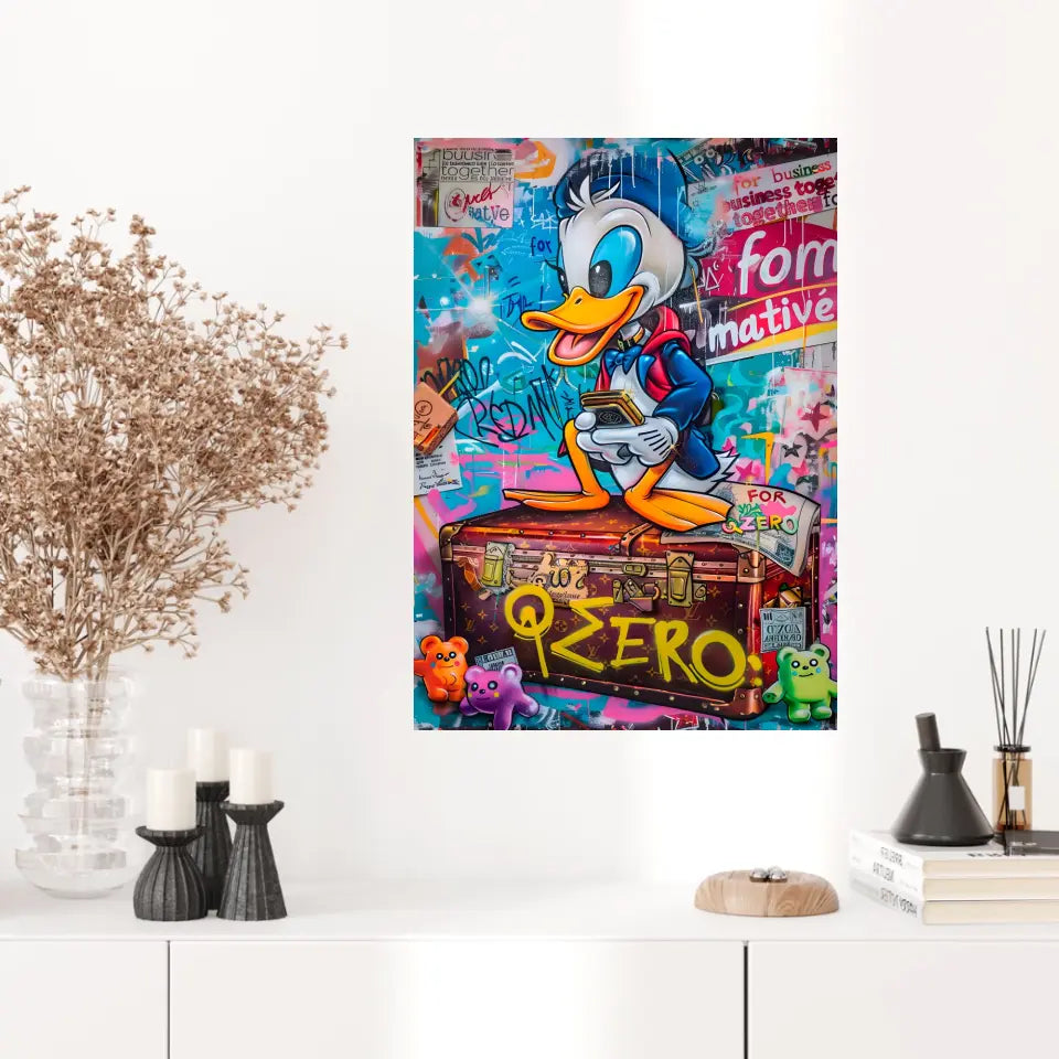 Affiche Et Tableau Street Art Donald Graffiti