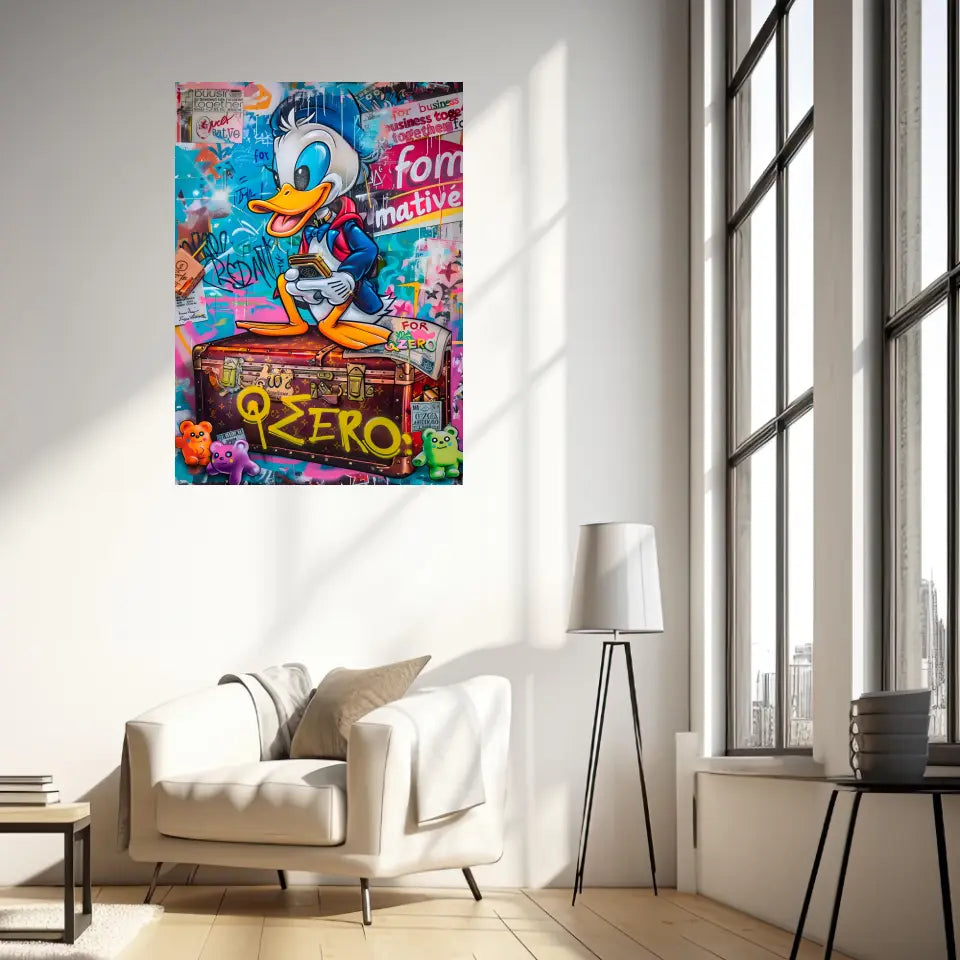 Affiche Et Tableau Street Art Donald Graffiti