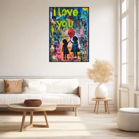 Affiche Et Tableau Street Art Girl with a Balloon