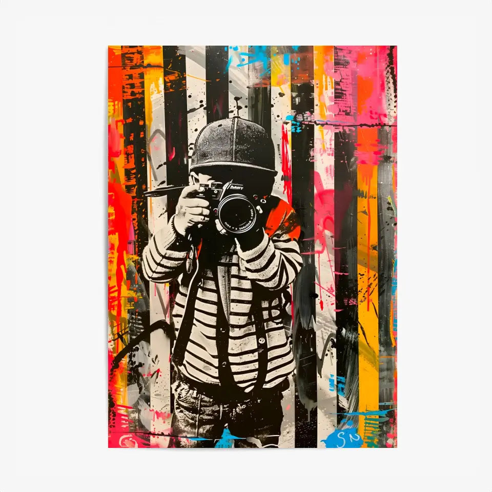 Affiche Et Tableau Street Art Smile