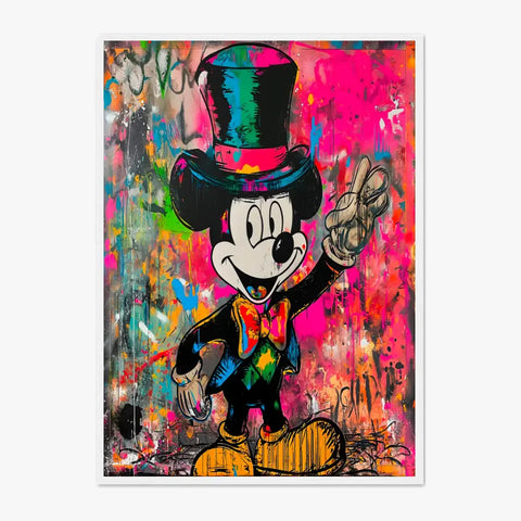 Affiche Et Tableau Street Art Mickey Mouse