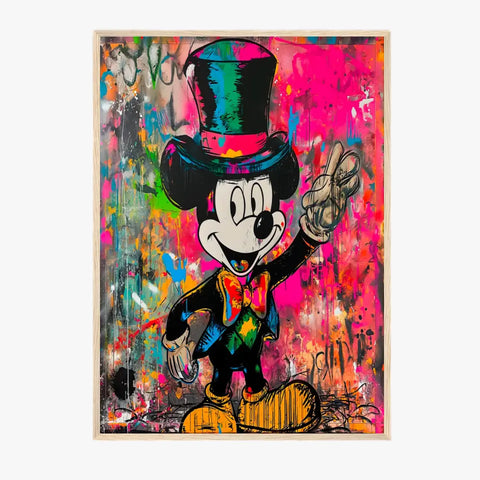 Affiche Et Tableau Street Art Mickey Mouse