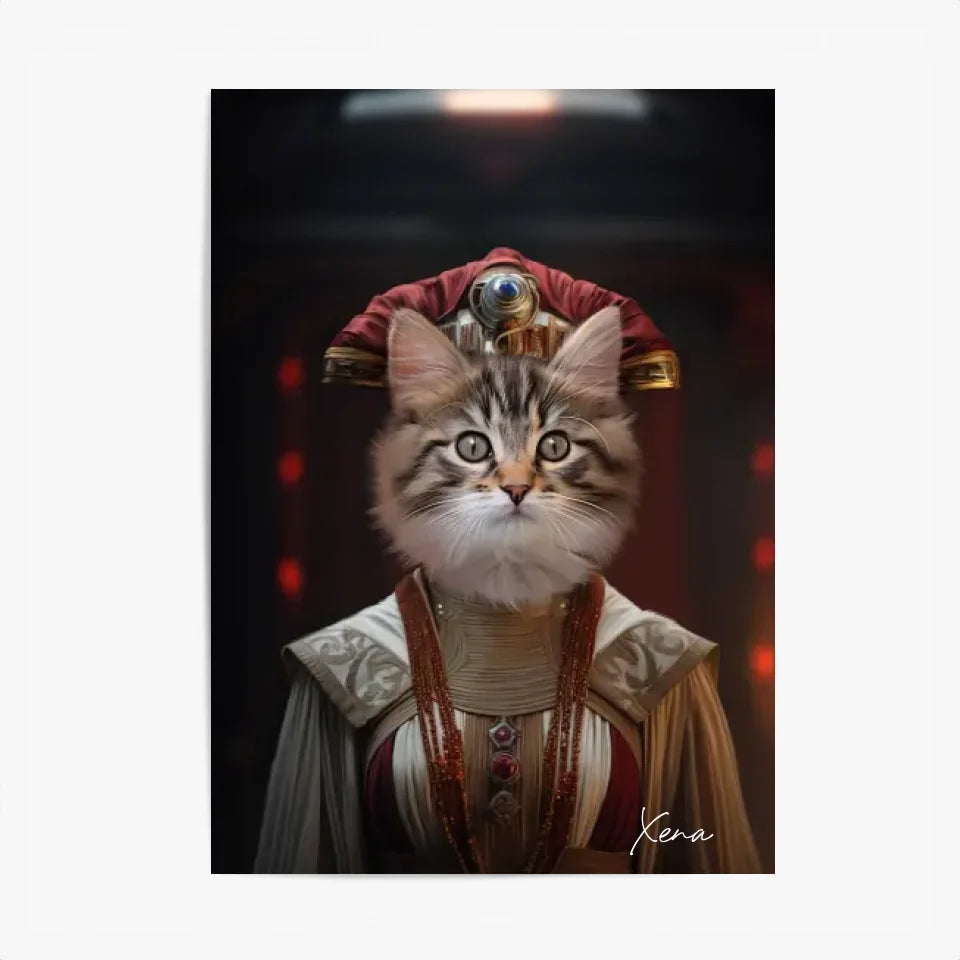 Tableau Animaux Portrait Personnalisé Star Naboo