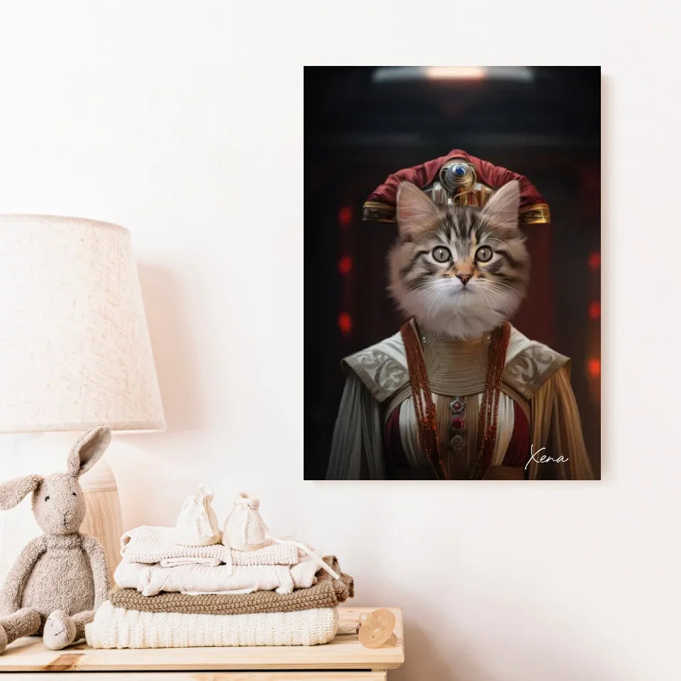 Tableau Animaux Portrait Personnalisé Star Naboo