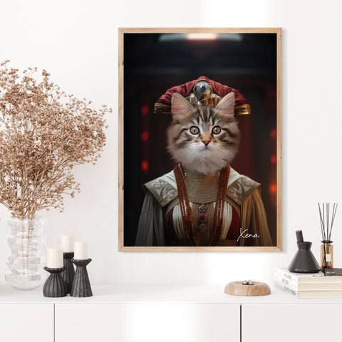 Tableau Animaux Portrait Personnalisé Star Naboo