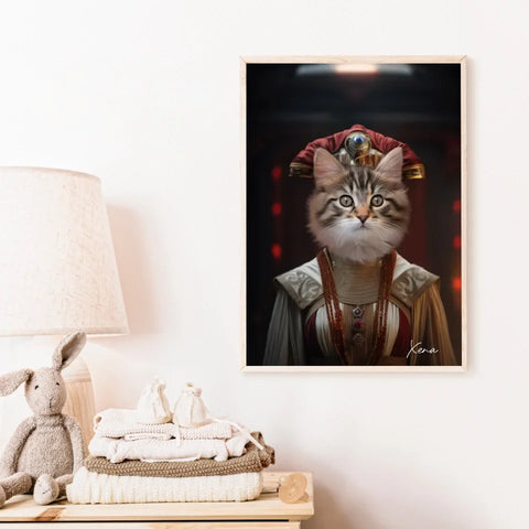 Tableau Animaux Portrait Personnalisé Star Naboo