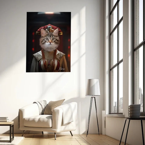 Tableau Animaux Portrait Personnalisé Star Naboo