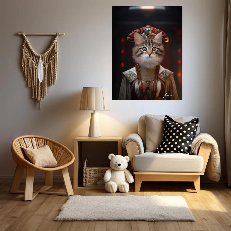 Tableau Animaux Portrait Personnalisé Star Naboo