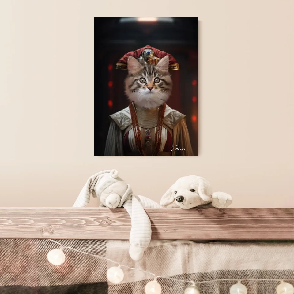 Tableau Animaux Portrait Personnalisé Star Naboo