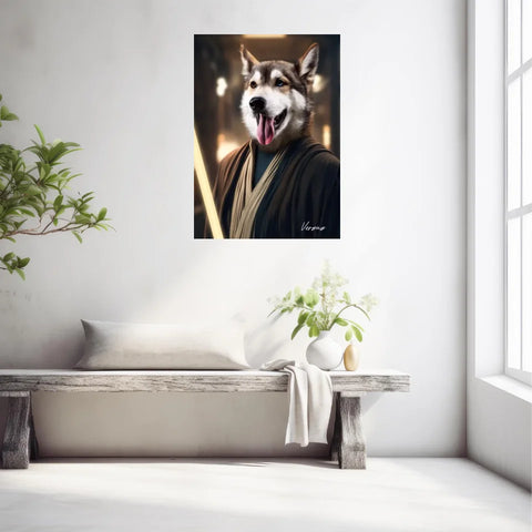 Tableau Animaux Portrait Personnalisé Anakin Skywalker