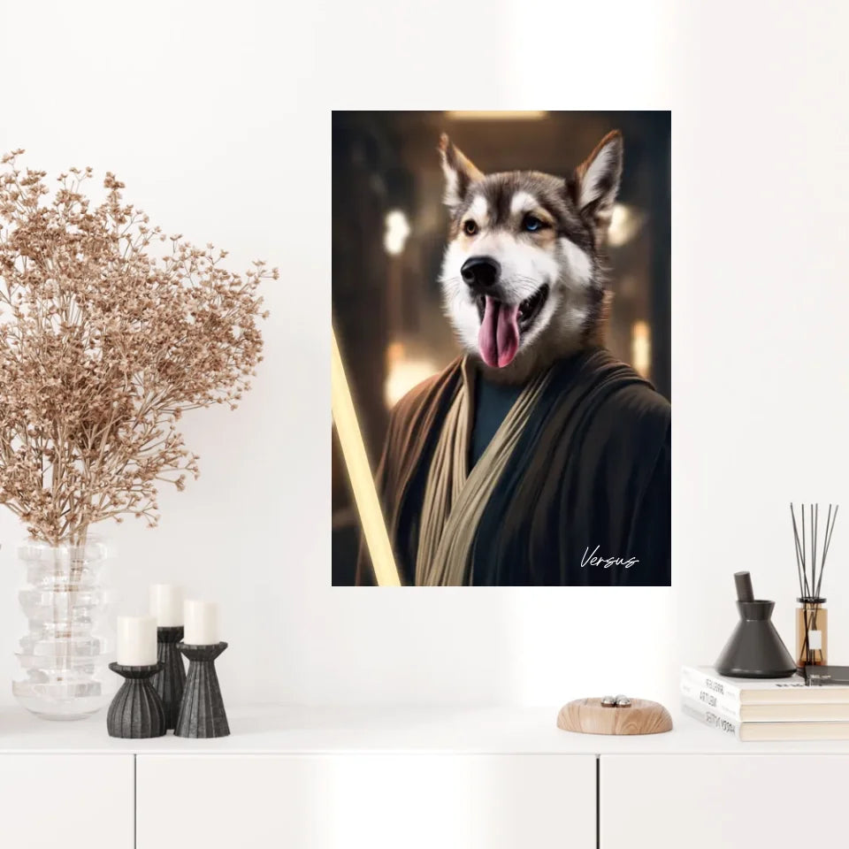 Tableau Animaux Portrait Personnalisé Anakin Skywalker