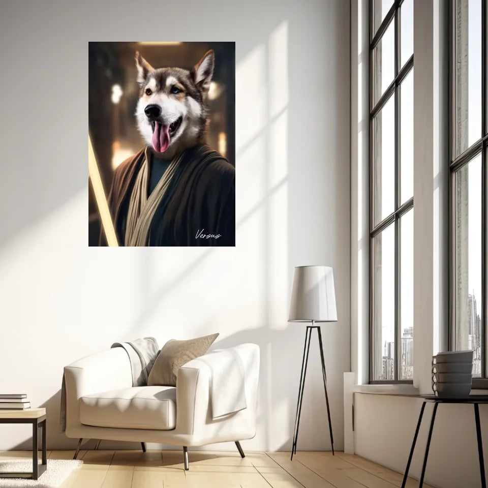 Tableau Animaux Portrait Personnalisé Anakin Skywalker