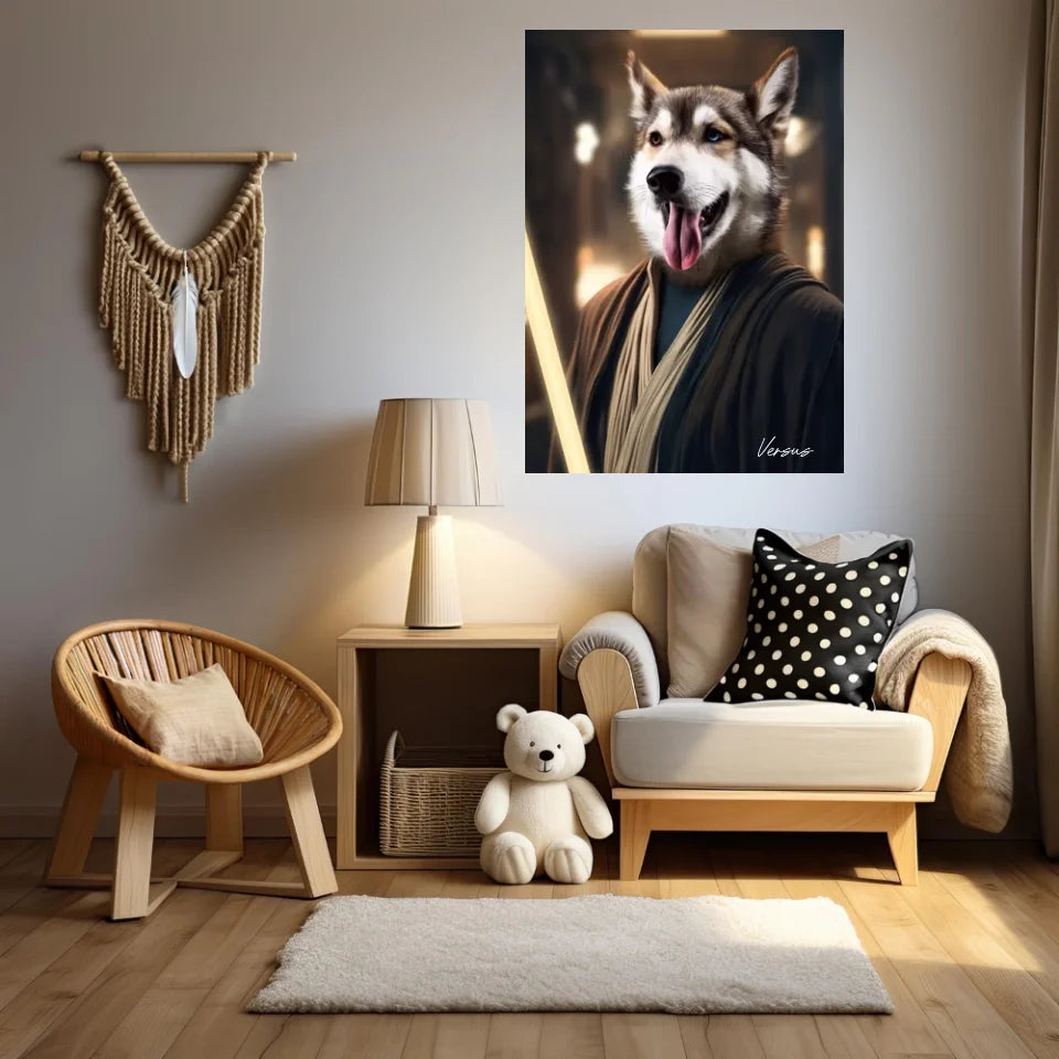 Tableau Animaux Portrait Personnalisé Anakin Skywalker