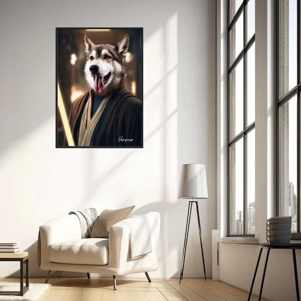 Tableau Animaux Portrait Personnalisé Anakin Skywalker