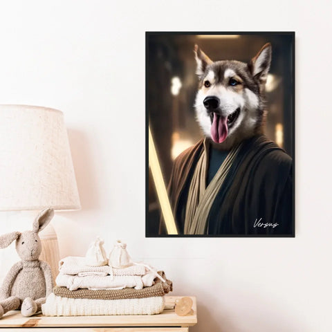Tableau Animaux Portrait Personnalisé Anakin Skywalker