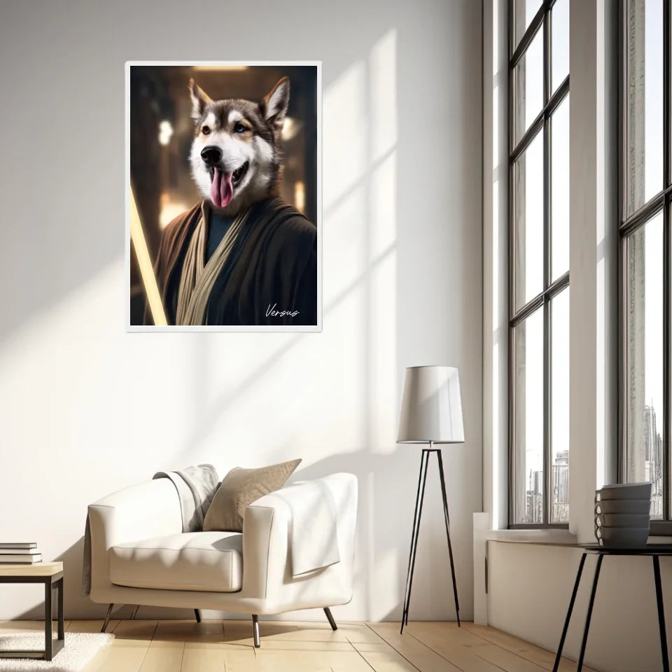 Tableau Animaux Portrait Personnalisé Anakin Skywalker