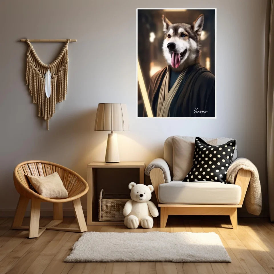 Tableau Animaux Portrait Personnalisé Anakin Skywalker
