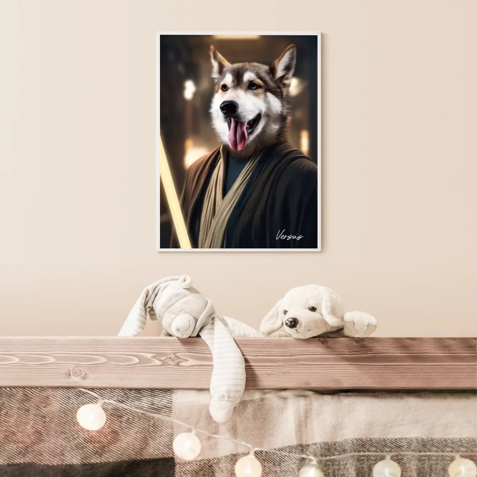 Tableau Animaux Portrait Personnalisé Anakin Skywalker