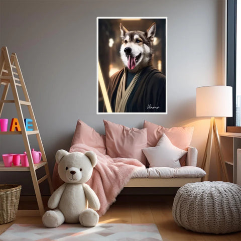 Tableau Animaux Portrait Personnalisé Anakin Skywalker