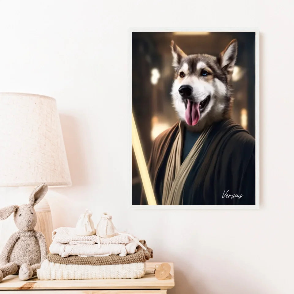 Tableau Animaux Portrait Personnalisé Anakin Skywalker