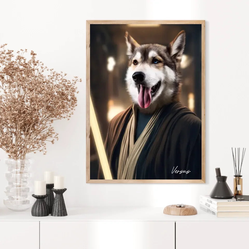 Tableau Animaux Portrait Personnalisé Anakin Skywalker