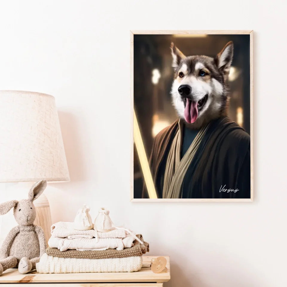 Tableau Animaux Portrait Personnalisé Anakin Skywalker