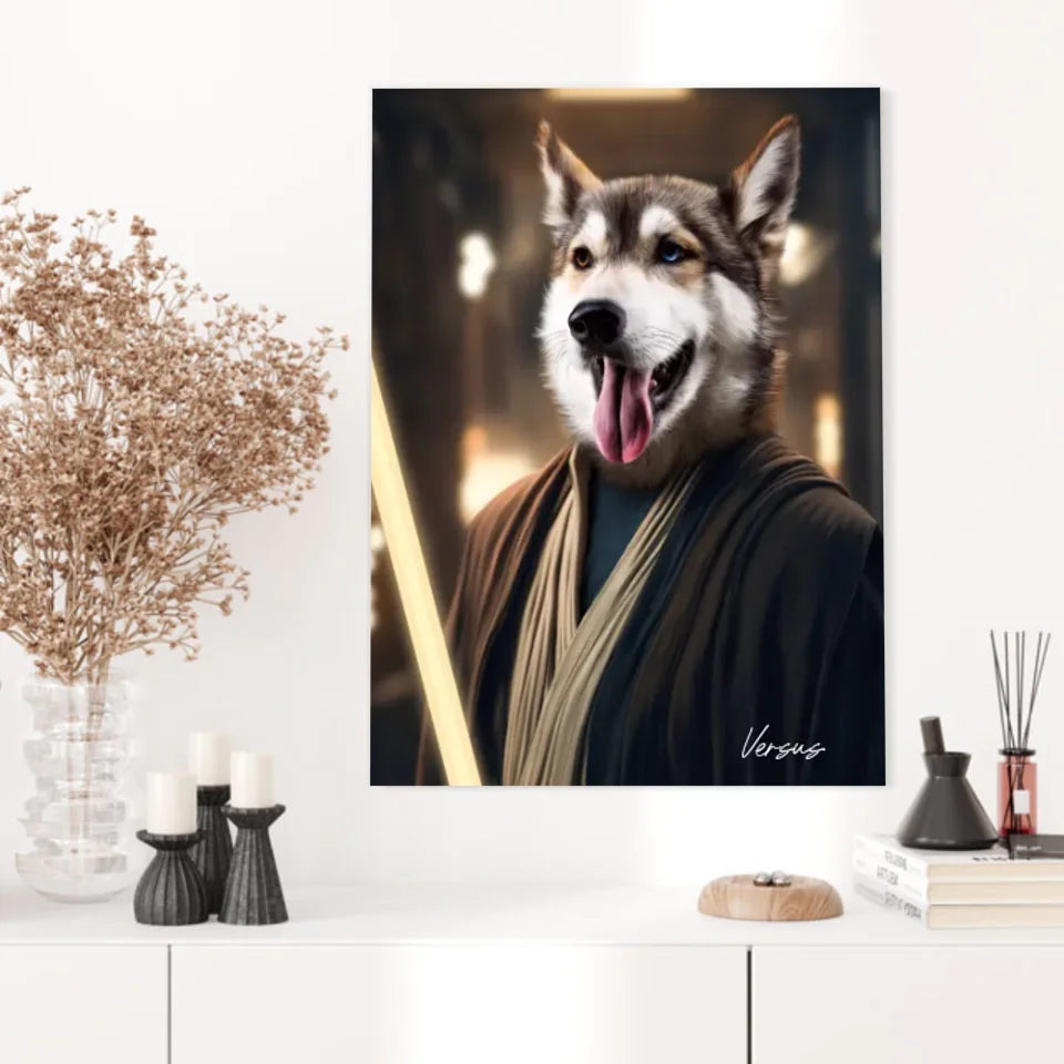 Tableau Animaux Portrait Personnalisé Anakin Skywalker