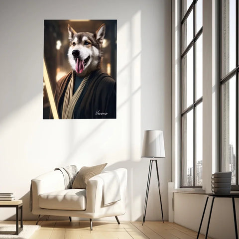 Tableau Animaux Portrait Personnalisé Anakin Skywalker