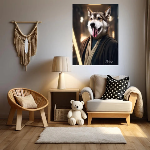 Tableau Animaux Portrait Personnalisé Anakin Skywalker