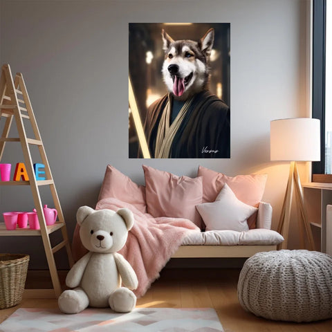 Tableau Animaux Portrait Personnalisé Anakin Skywalker
