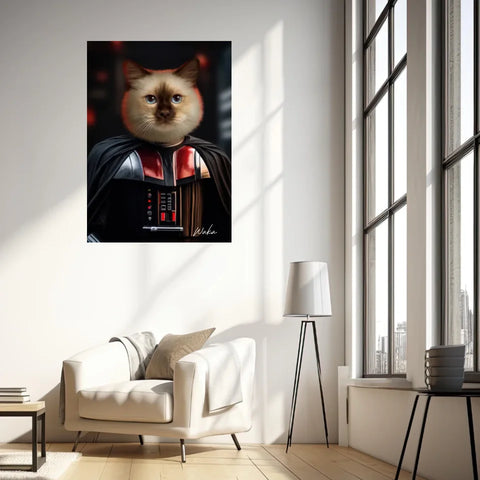 Tableau Animaux Portrait Personnalisé Dart Weider