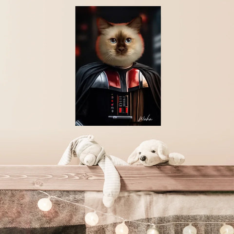 Tableau Animaux Portrait Personnalisé Dart Weider