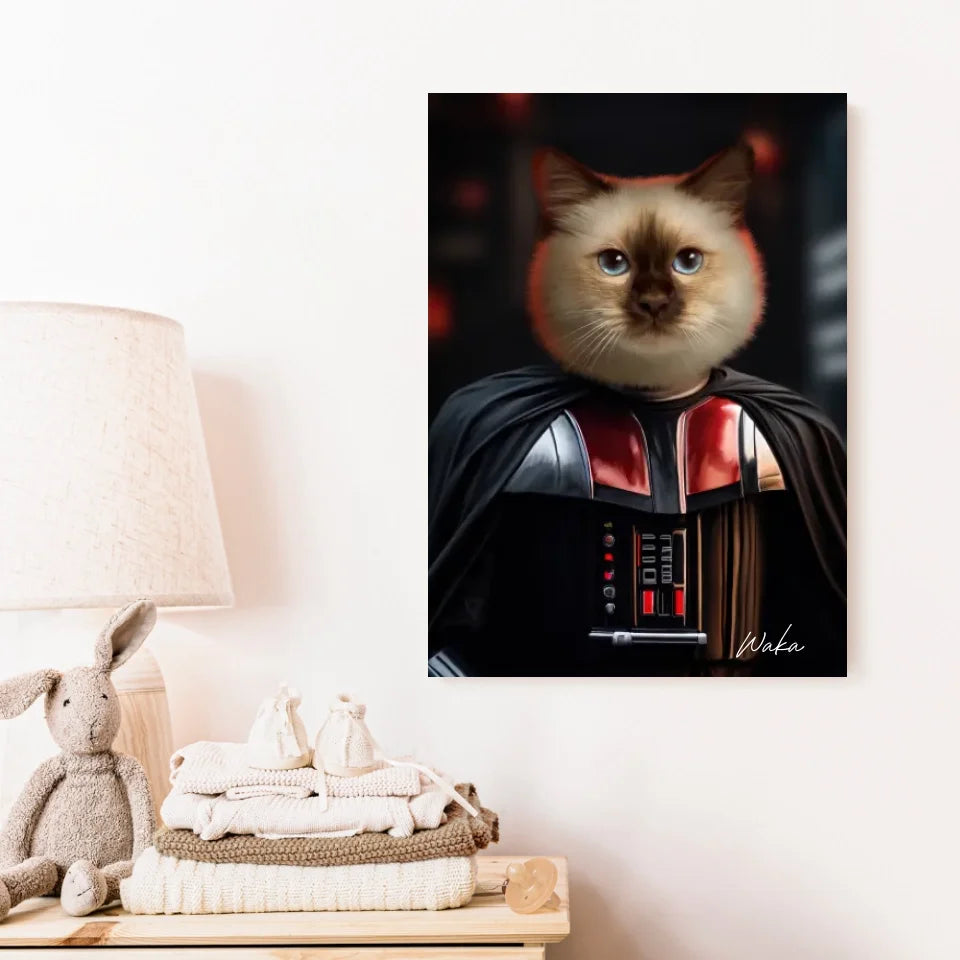 Tableau Animaux Portrait Personnalisé Dart Weider