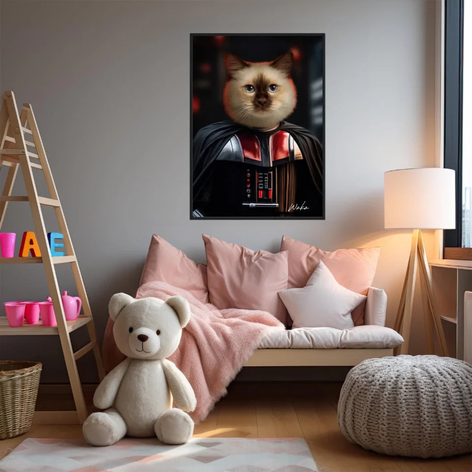 Tableau Animaux Portrait Personnalisé Dart Weider